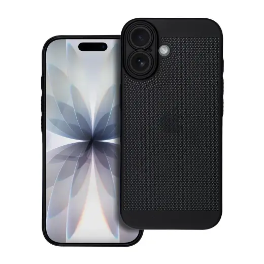 Breezy phone case for iPhone 17 black