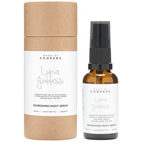 Made By Coopers, Luna Goddess, Vegan, Nourishing, At Night, Serum, For Face, 30 ml