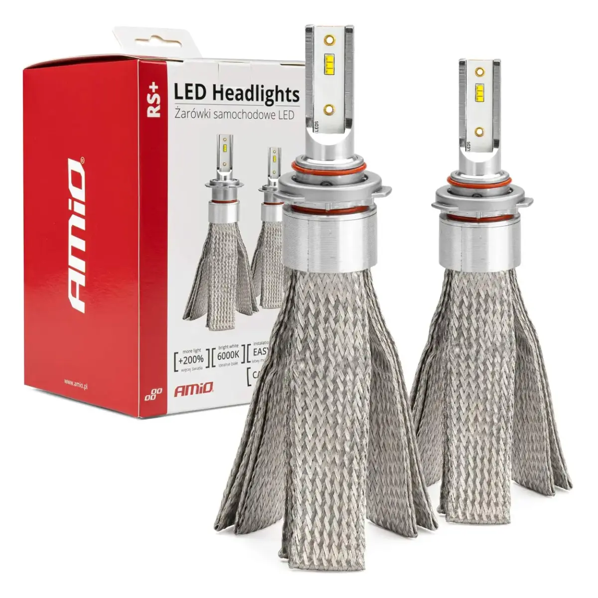 LED Headlights RS+ Series HB3 9005 50W  AMIO-01087