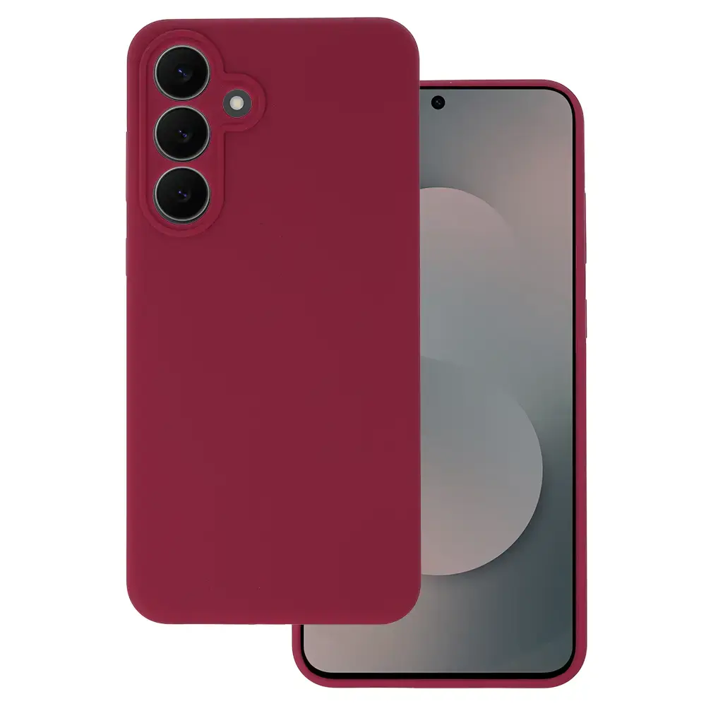 Silicone Lite Case for Samsung Galaxy S25 FE burgundy