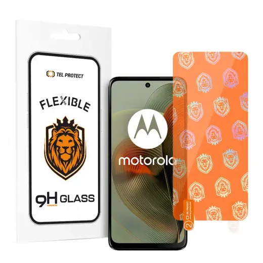 Tel Protect Best Flexible Hybrid Tempered Glass for MOTOROLA MOTO G55 5G