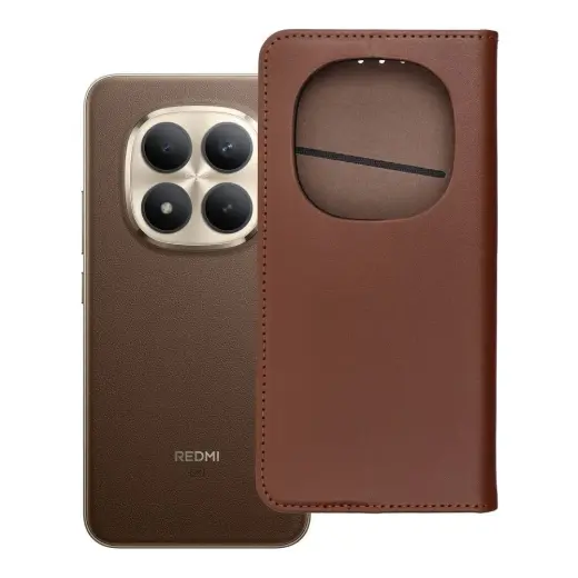 Flip case for Xiaomi Redmi NOTE 15 PRO PLUS 5G Smart Pro Book leather brown