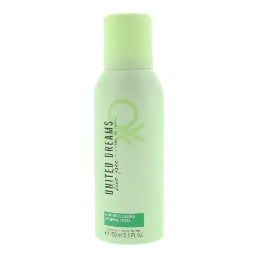 Benetton, United Dreams Live Free, Anti-Perspirant, Deodorant Spray, Unisex, 150 ml