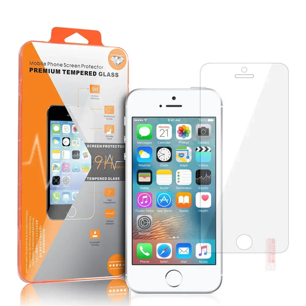 Aizsargstikls Premium 9H telefonam iPhone 5 | iPhone 5S | iPhone SE
