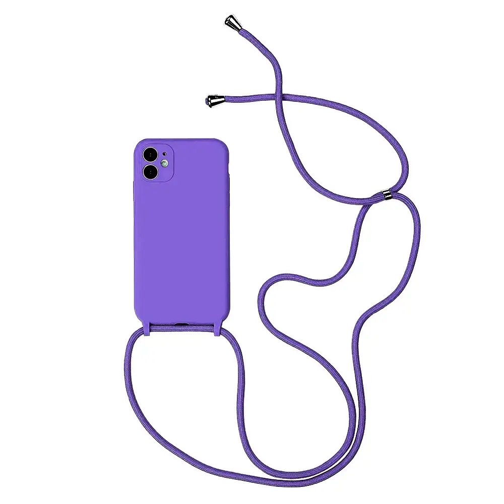 Strap Silicone maciņš telefonam iPhone 11 Pro violets