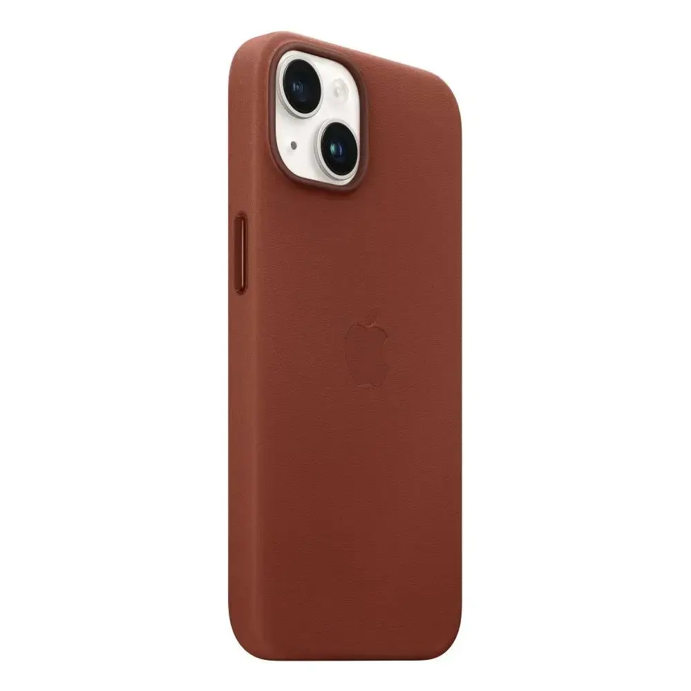 MPPD3ZM|A Apple Leather Magsafe Cover for iPhone 14 Plus Umber