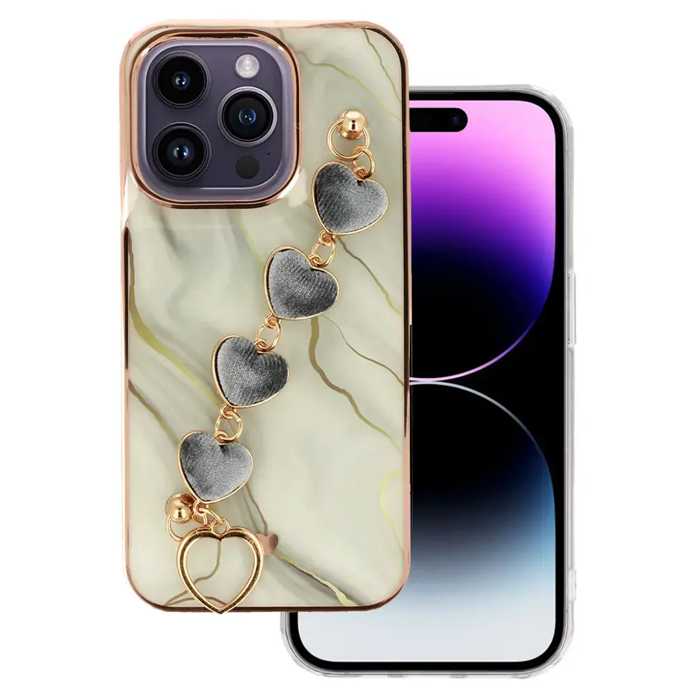Trend maciņš telefonam iPhone 14 Plus balts (dizains 1)