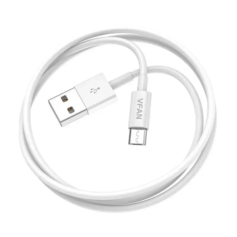 USB to Micro USB cable Vipfan X03, 3A, 1m (white)