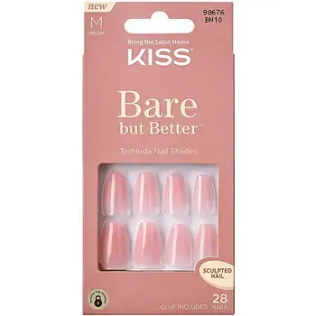 Kiss My Face Bare-But-Better Nails Bare Nude - Artificial Nails (28 pcs)