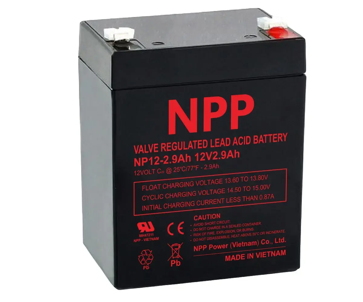 NPP Battery 12V 2.9Ah T1(F1)