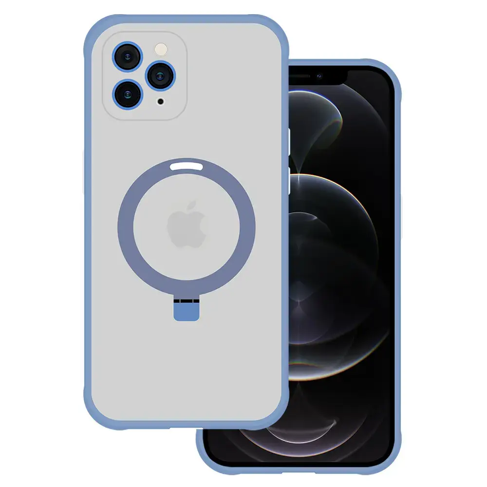 Tel Protect Magical maciņš ar statīvu un MagSafe atbalstu telefonam iPhone 11 Pro zils