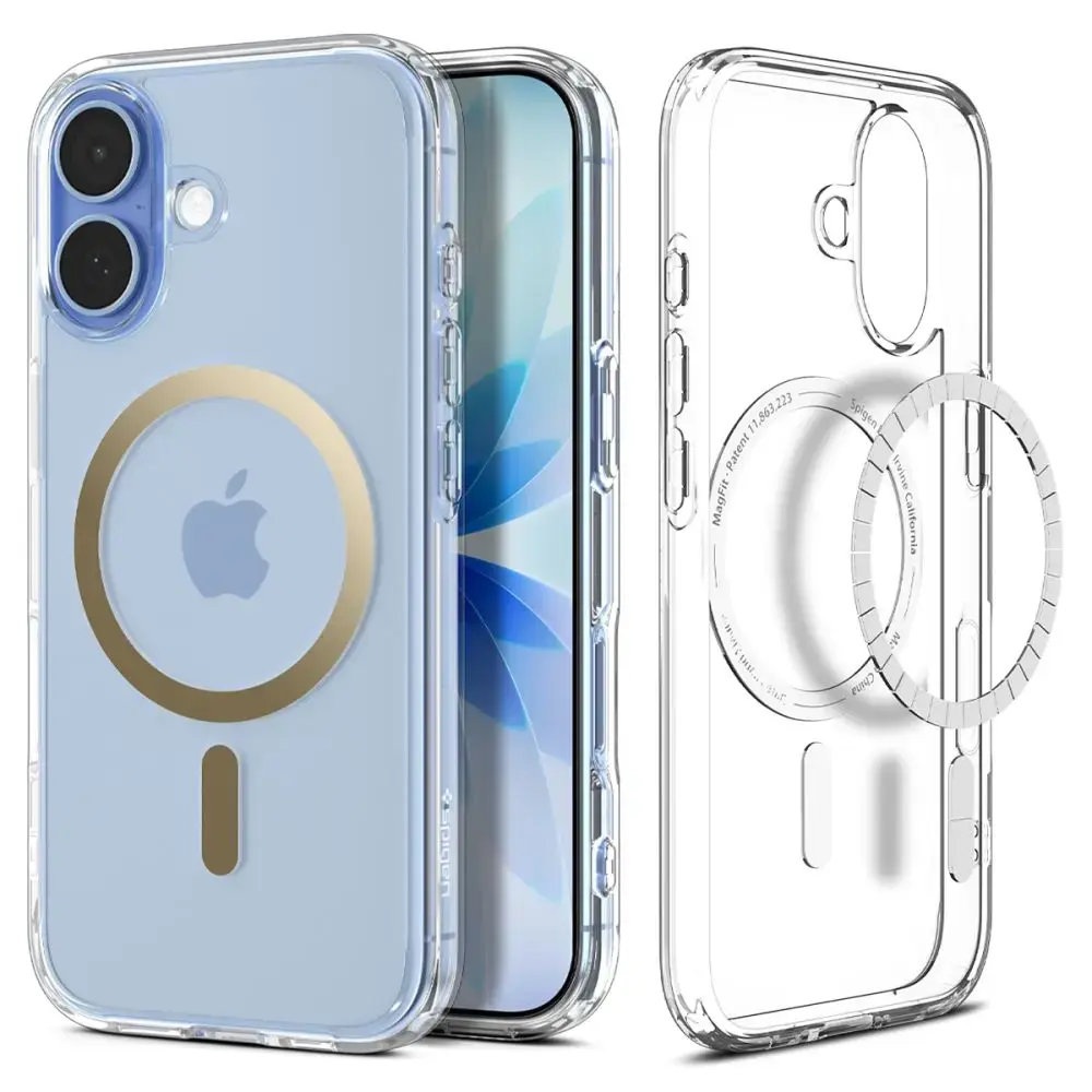 Spigen Ultra Hybrid Mag MagSafe case for iPhone 17 gold