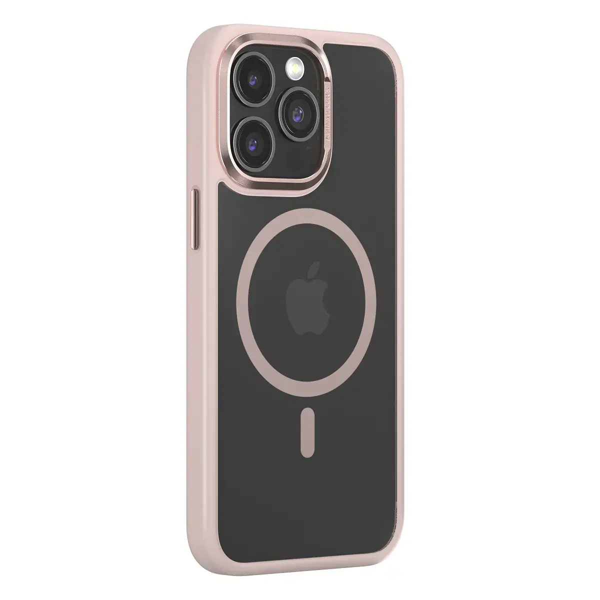 Comma Joy Elegant maciņš ar MagSafe atbalstu telefonam iPhone 15 Plus rozā