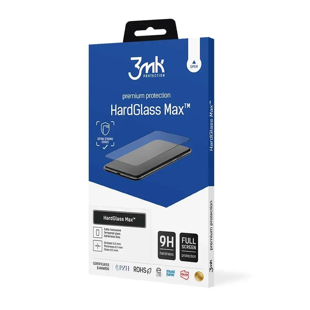 Xiaomi Mi 10 5G Black - 3mk HardGlass Max™ screen protector