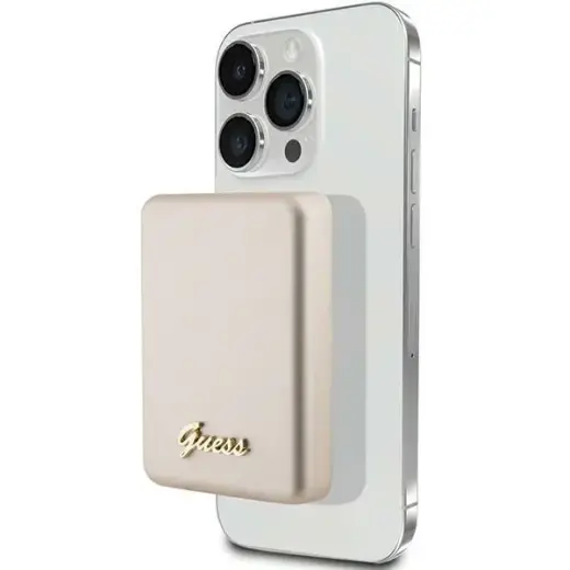 Guess GUPBM3ALGSGD ārējais akumulators (powerbank) | 3000 mAh | 5W | USB-C, MagSafe | zelta