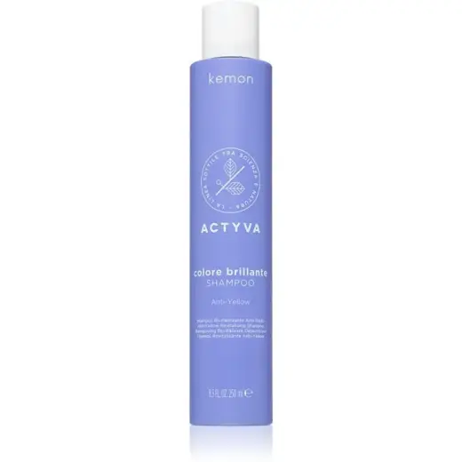 Kemon Actyva Colore Brillante Shampoo for Neutralising Brassy Tones 250 Ml