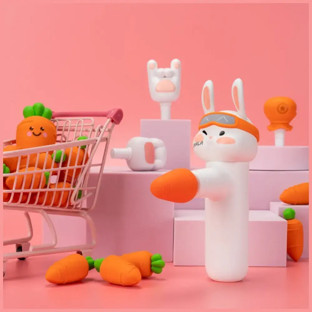 Mini massage gun 4smarts ACECOOL Rabbit white