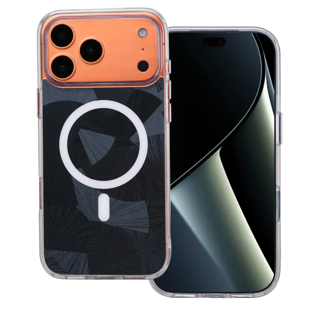 Flash Mag maciņš ar MagSafe atbalstu telefonam iPhone 17 Pro Max melns