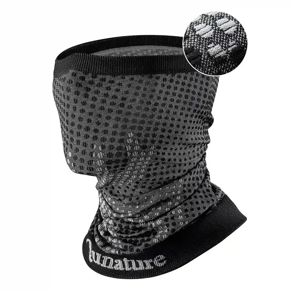 Qunature 11230014002 ski scarf, sports bandana, universal size - black