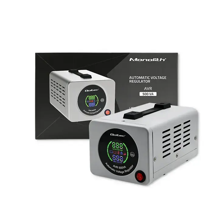 Qoltec Automatic Voltage Stabilizer AVR 500VA