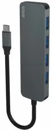 USB Centrmezgls Savio AK-53 4-Port USB-C 3.1 Gen 1