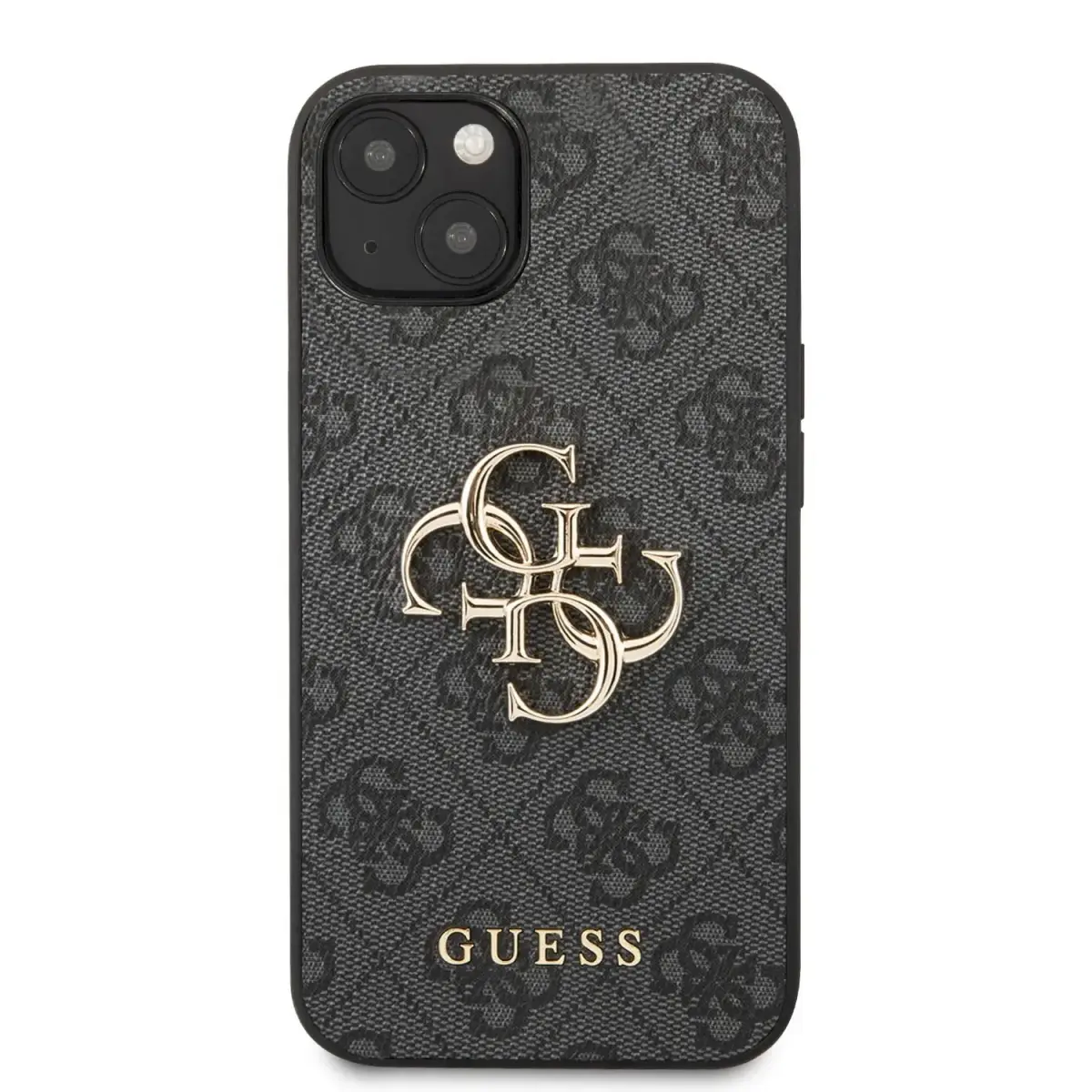 GUHCP13M4GMGGR Guess PU 4G Metal Logo Case for iPhone 13 Grey