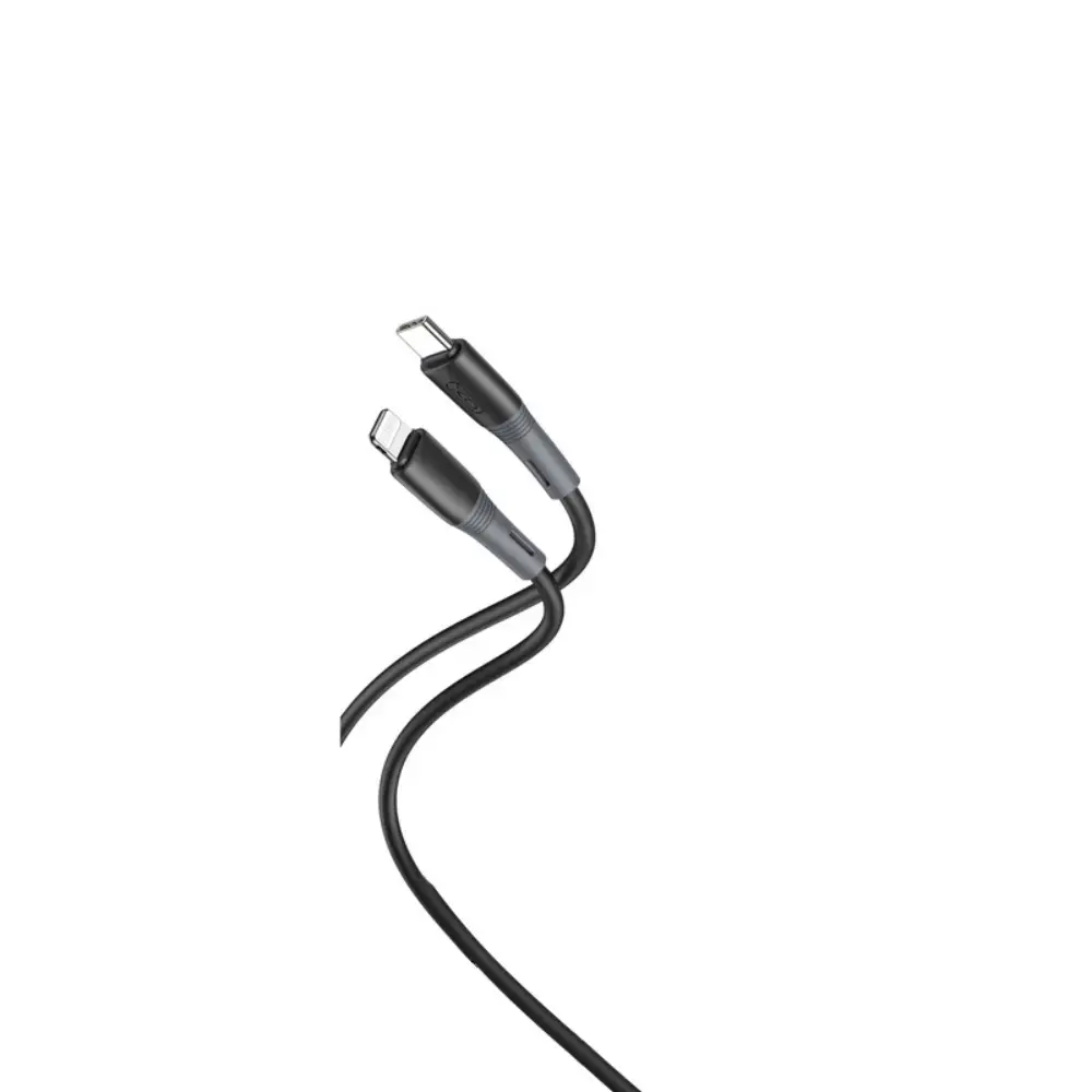 XO NB-Q226A data transfer and charging cable | USB-C to Lightning | 27W | 1m | black