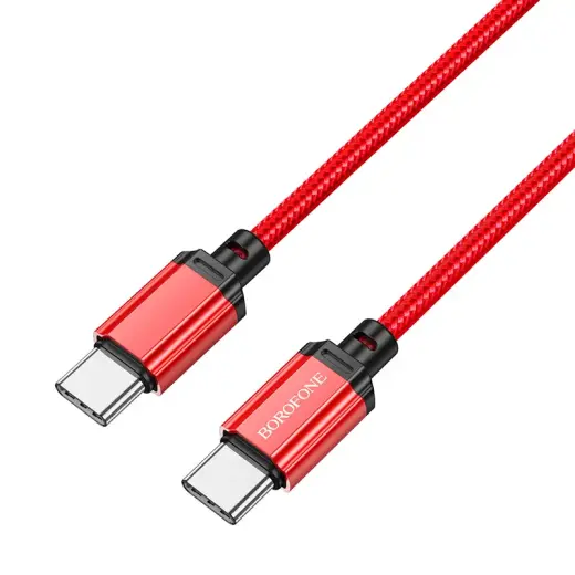 Borofone Cable BX87 Sharp - Type C to Type C - PD 60W 1 metre red