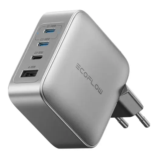 EcoFlow RAPID Pro travel charger | 140W | GaN | USB-C, USB-A