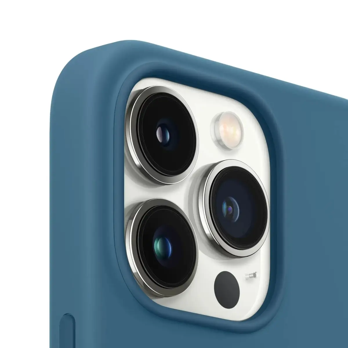 MM2Q3ZM|A Apple Silicone Magsafe Cover for iPhone 13 Pro Blue Jay