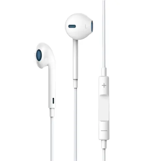 Проводные наушники Devia Smart jack 3,5 мм белый