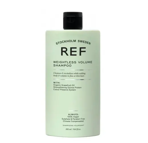 Ref Stockholm, Weightless Volume, Sulfates-Free, Hair Shampoo, Texturizing & Volumizing, 285 ml