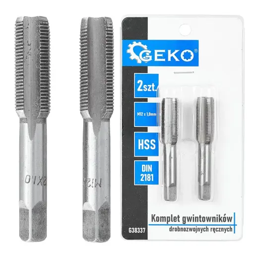 Smalkvītņu vītņgrieži (2 gab. komplekts) M12x1,0mm