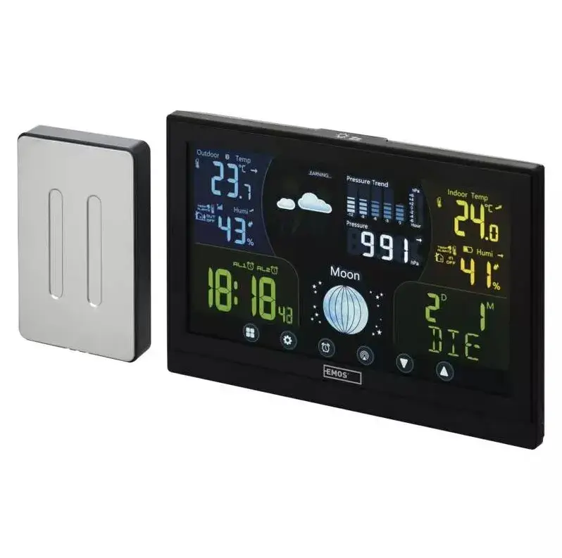 Wireless Weather Station with Outdoor Temperature, Humidity Sensor