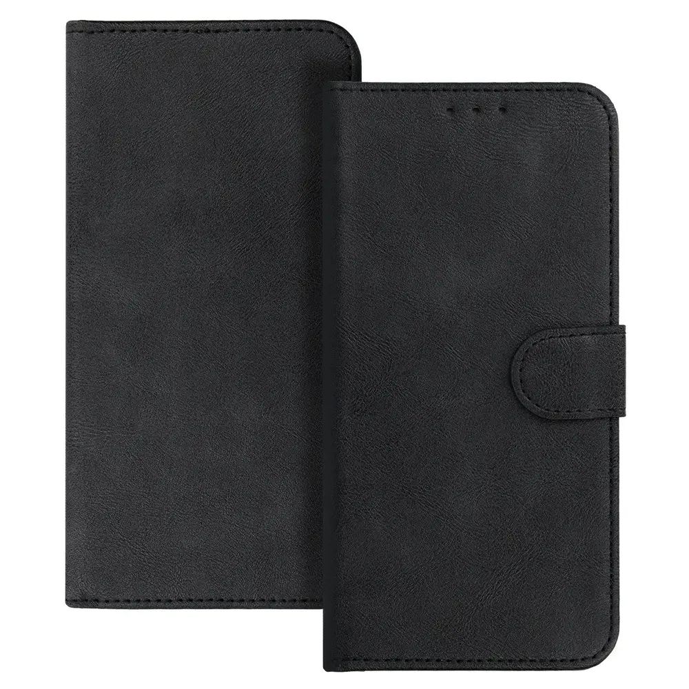 COMMON Universal Book Case (SIZE S) for Iphone 12/13/Samsung S6/A5 2016/Xcover 4/S22/Huawei P8 2017 black