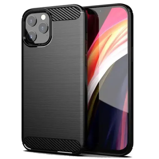 Carbon maciņš telefonam iPhone 11 Pro melns