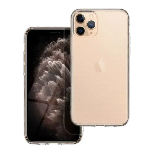 CLEAR 2 mm maciņš telefonam iPhone 11 Pro caurspīdīgs