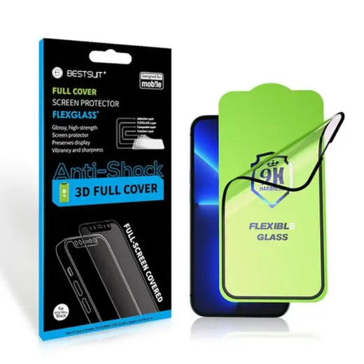 Bestsuit Flexible Hybrid Glass 5D for Xiaomi 15 black