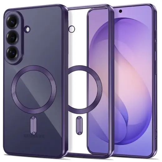 Tech-Protect MagFlex telefono dėklas su MagSafe palaikymu Samsung Galaxy S26 (S942) violetinis