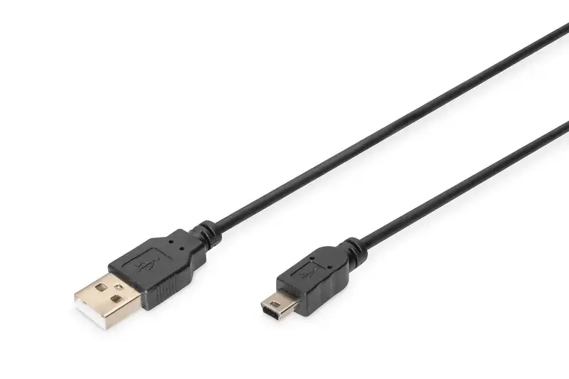 DIGITUS Basic USB Cable - Mini-USB|USB-A - 1.8 m