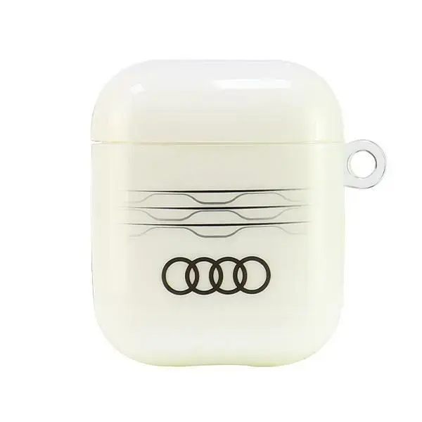 Audi IML Geometric Pattern AirPods        1|2,cover biały|white AU-IMLAP-A6|D3-WE
