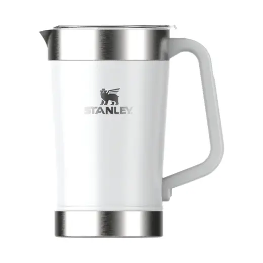 Dzērienu krūka The Stay-Chill Classic Pitcher 1,9L glancēti balta