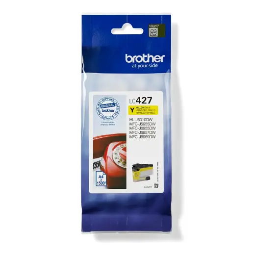 Tintes kārtridžs Brother LC-427Y LC427Y dzeltens