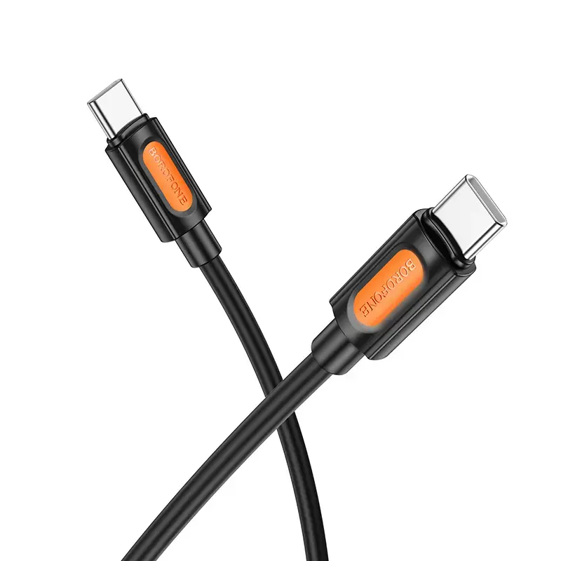 Borofone BX114 Structure data transfer and charging cable | USB-C to USB-C | 60W | 1m | black