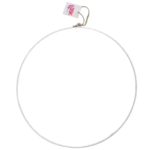 Decor ring round 30cm, white