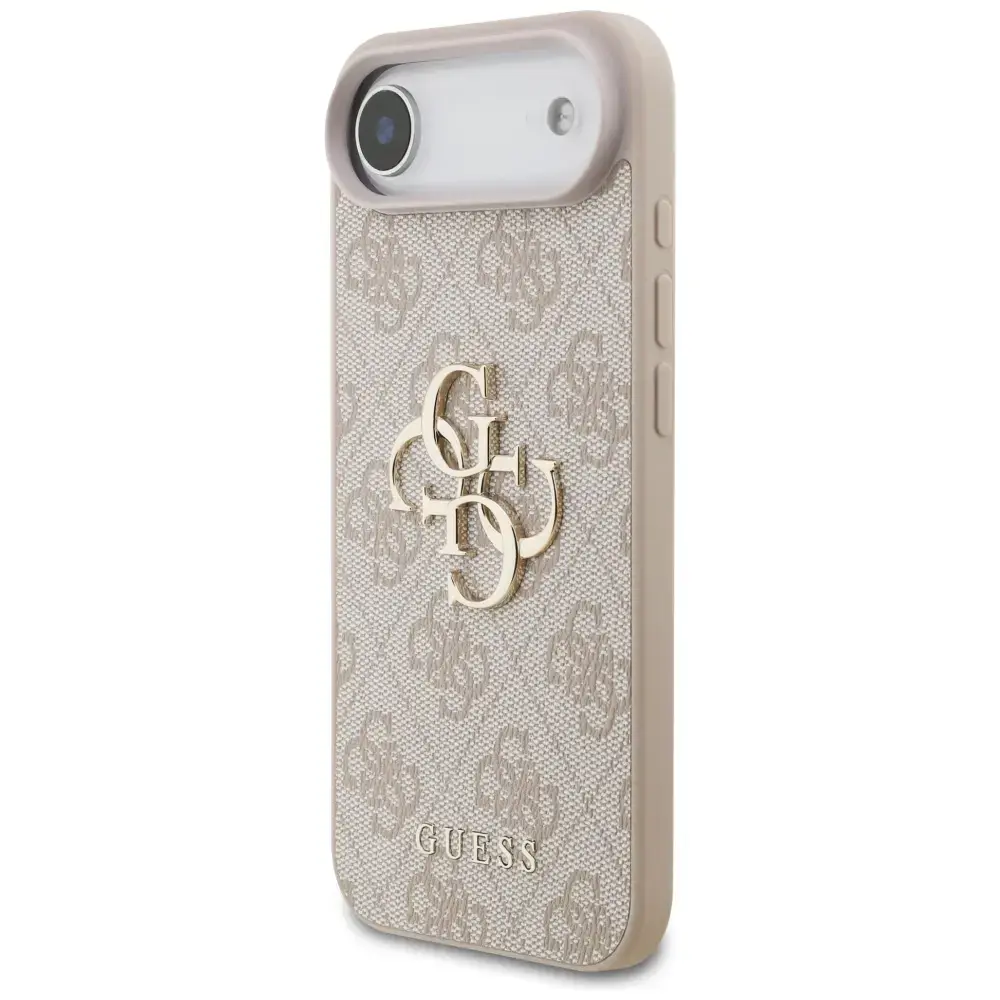 Guess 4G Big Logo maciņš telefonam iPhone 17 Air rozā