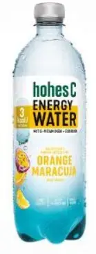 Hohes C Mineral water Energy Orange-passion fruit, 0.75l (DEP)