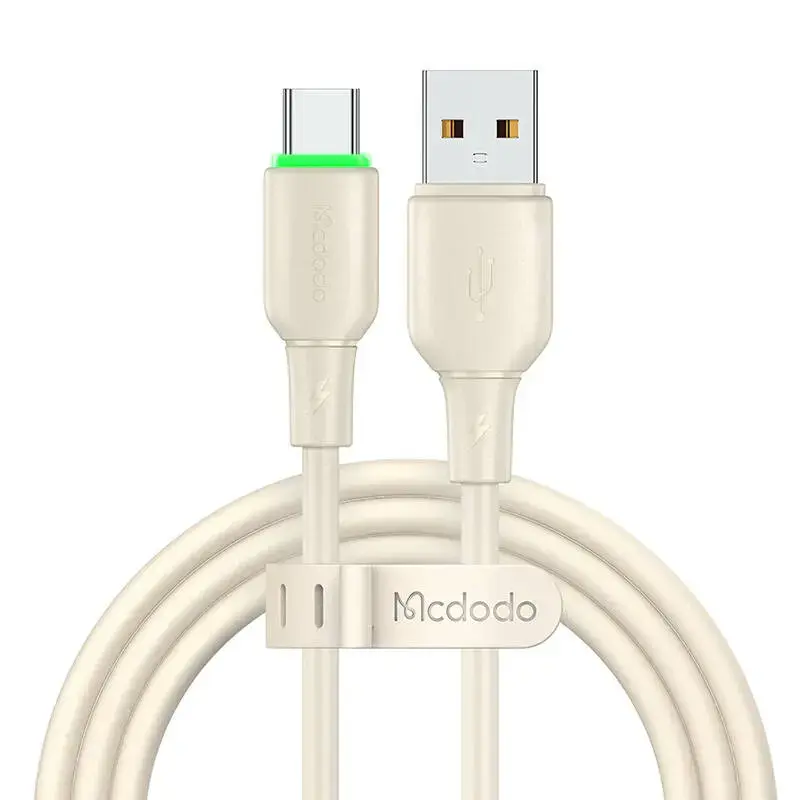 Mcdodo CA-4750 data transfer and charging cable | USB-A to USB-C | 100W | 1.2m | beige