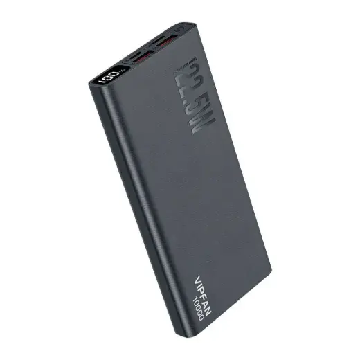Powerbank Vipfan F06 10000mAh, 22.5W, PD (black)