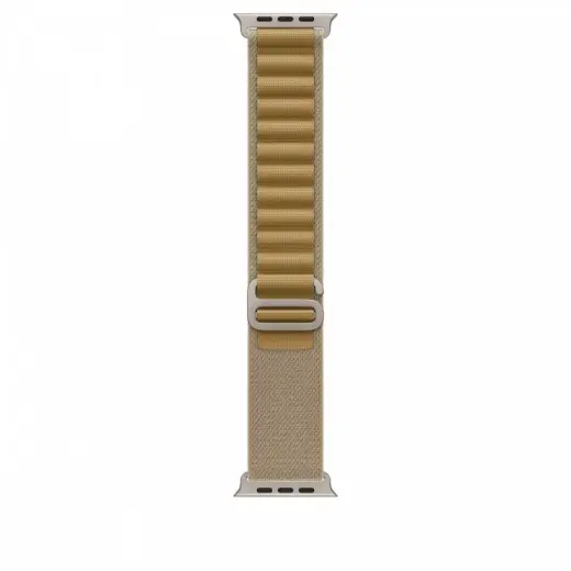 Tan Alpine Loop 49 mm - L - Natural Titanium Finish